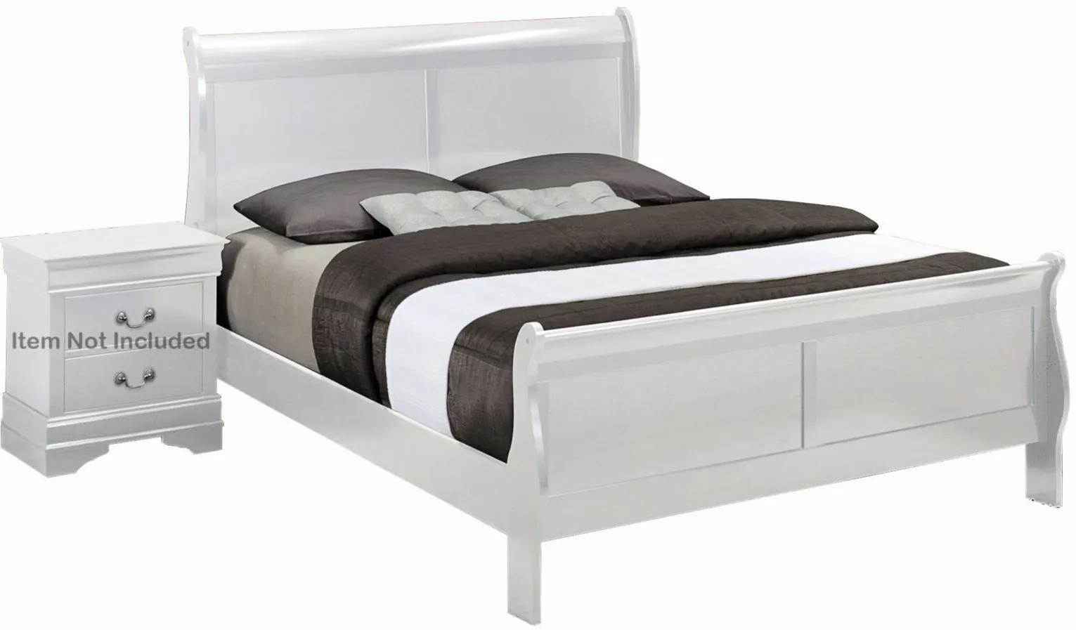 Louis Phillip Bed in White by Crown Mark