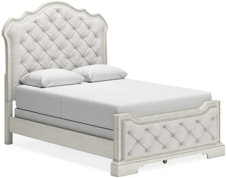 Arlendyne Upholstered Bed in Antique White by Ashley Furniture