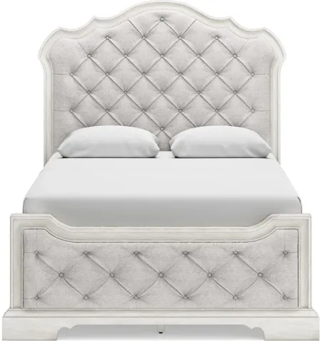 Arlendyne Upholstered Bed in Antique White by Ashley Furniture