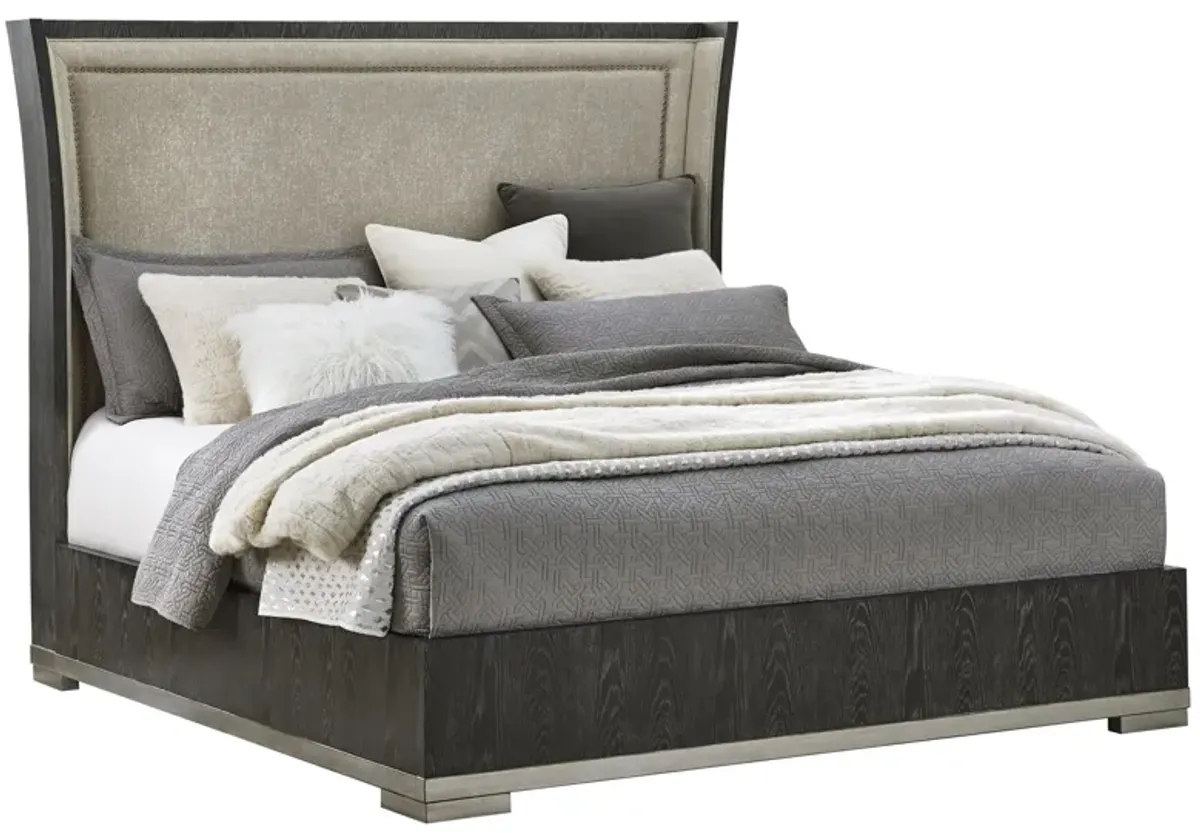 Eve Queen Bed in Black by Bellanest.