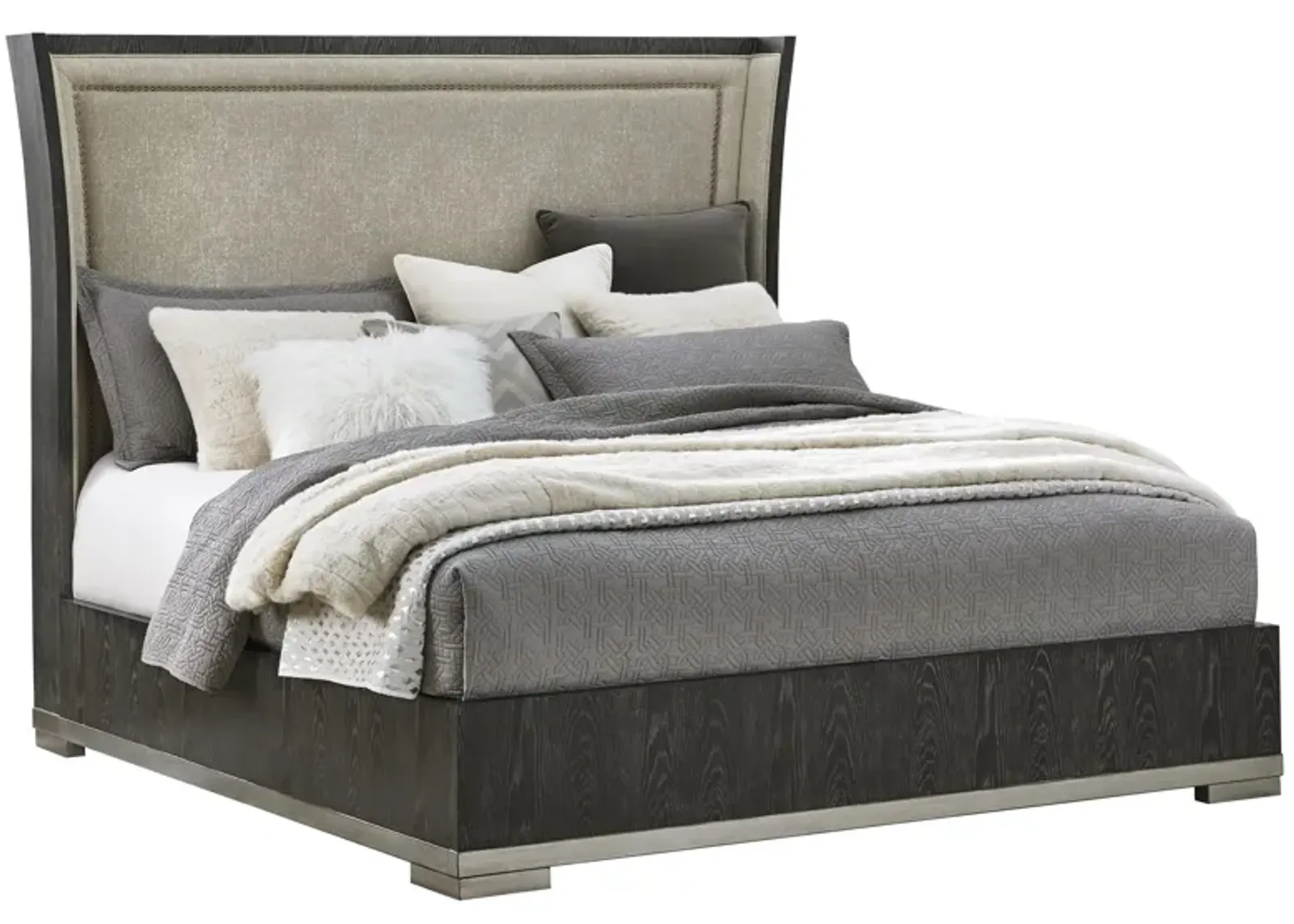 Eve Queen Bed in Black by Bellanest.