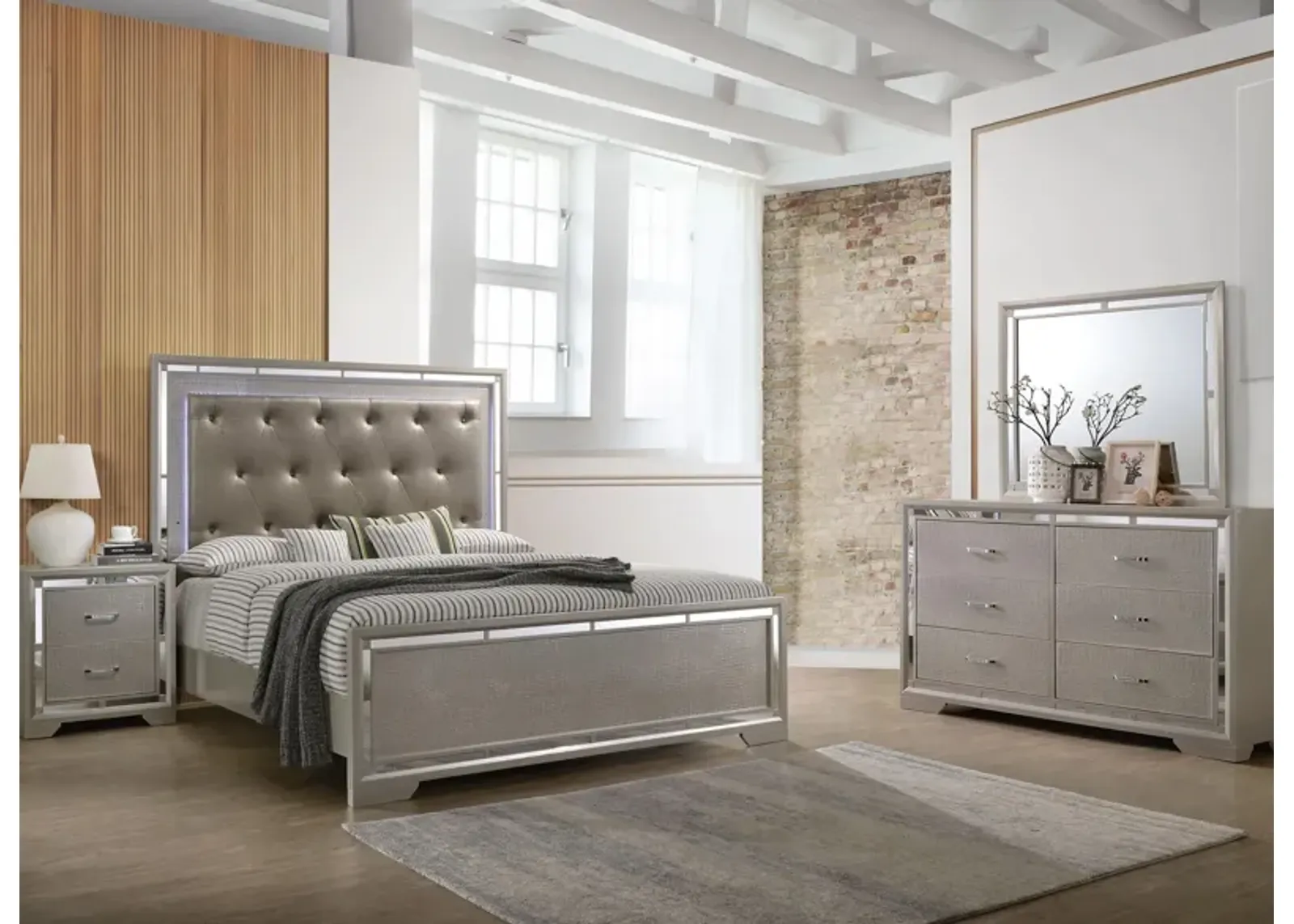 Alana 4-pc. Upholstered Bedroom Set