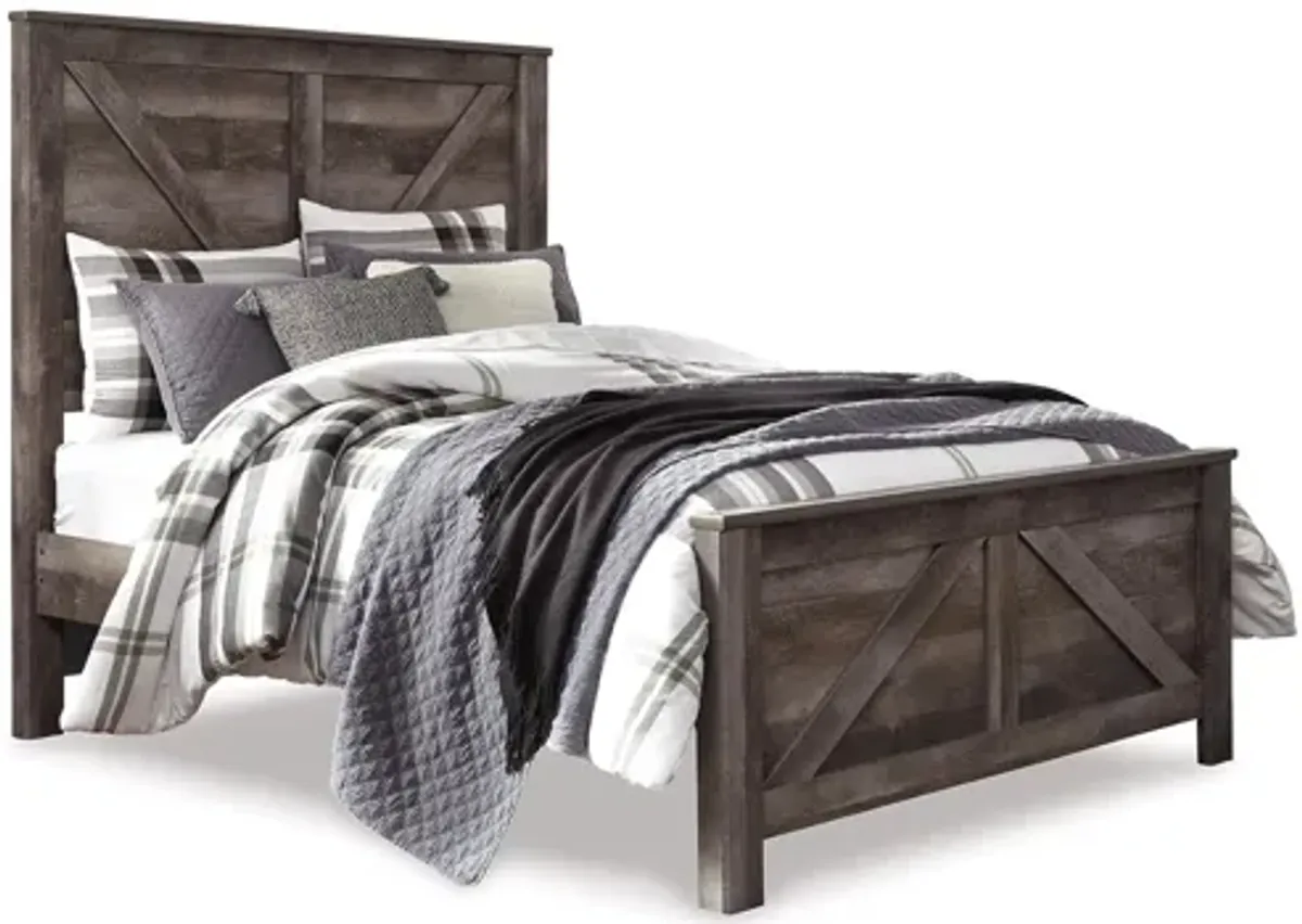Wynnlow Queen Crossbuck Panel Bed