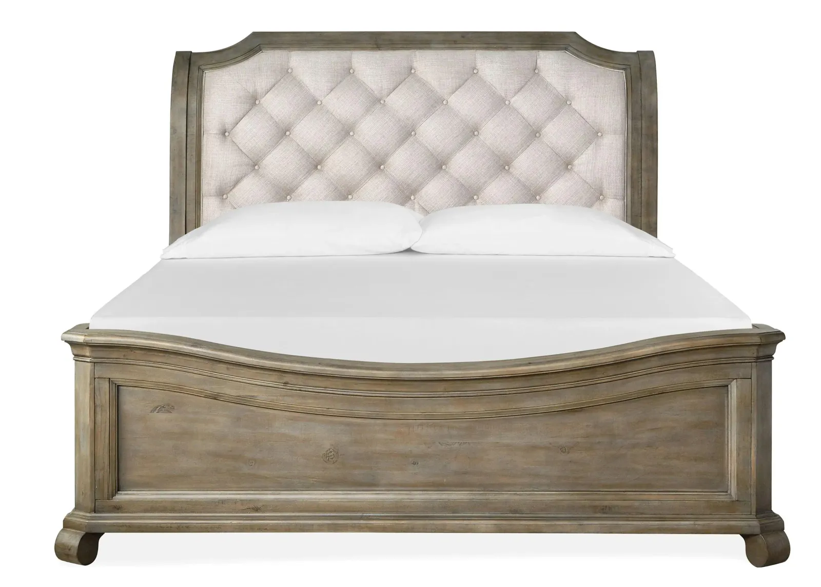 Tinley Park Sleigh Bed in Dove tail grey by Magnussen Home