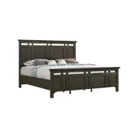 Hawthorne King Bed in Brushed Charcoal by Intercon
