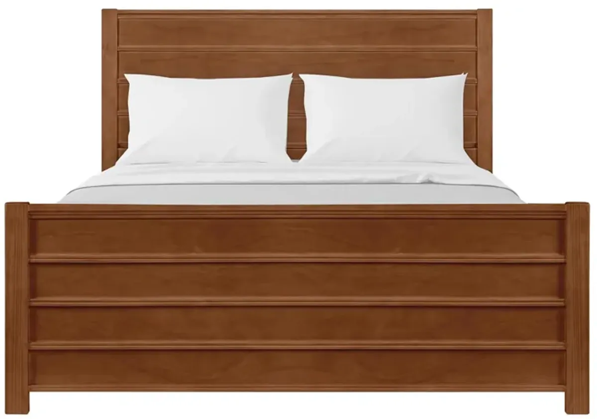 Caroline Platform Bed in Walnut by CAMDEN ISLE