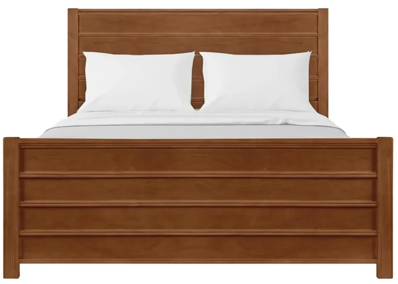 Caroline Platform Bed in Walnut by CAMDEN ISLE