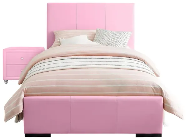 Hindes Platform Bed with 1 Nightstand