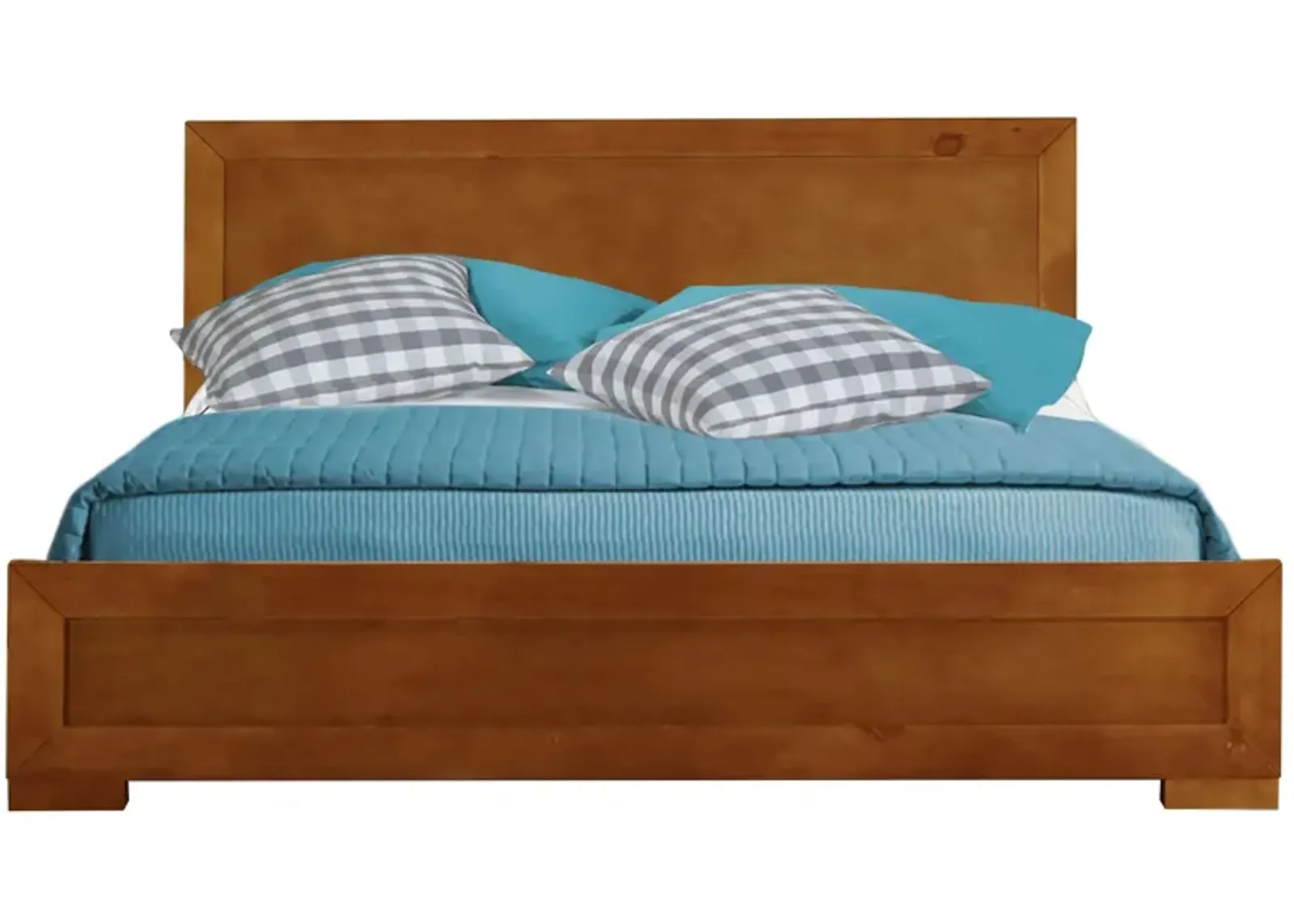 Oxford Platform Bed in Oak by CAMDEN ISLE