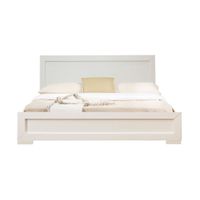 Trent Platform Bed in White by CAMDEN ISLE