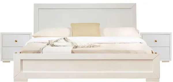 Trent Platform Bed with 2 Nightstands