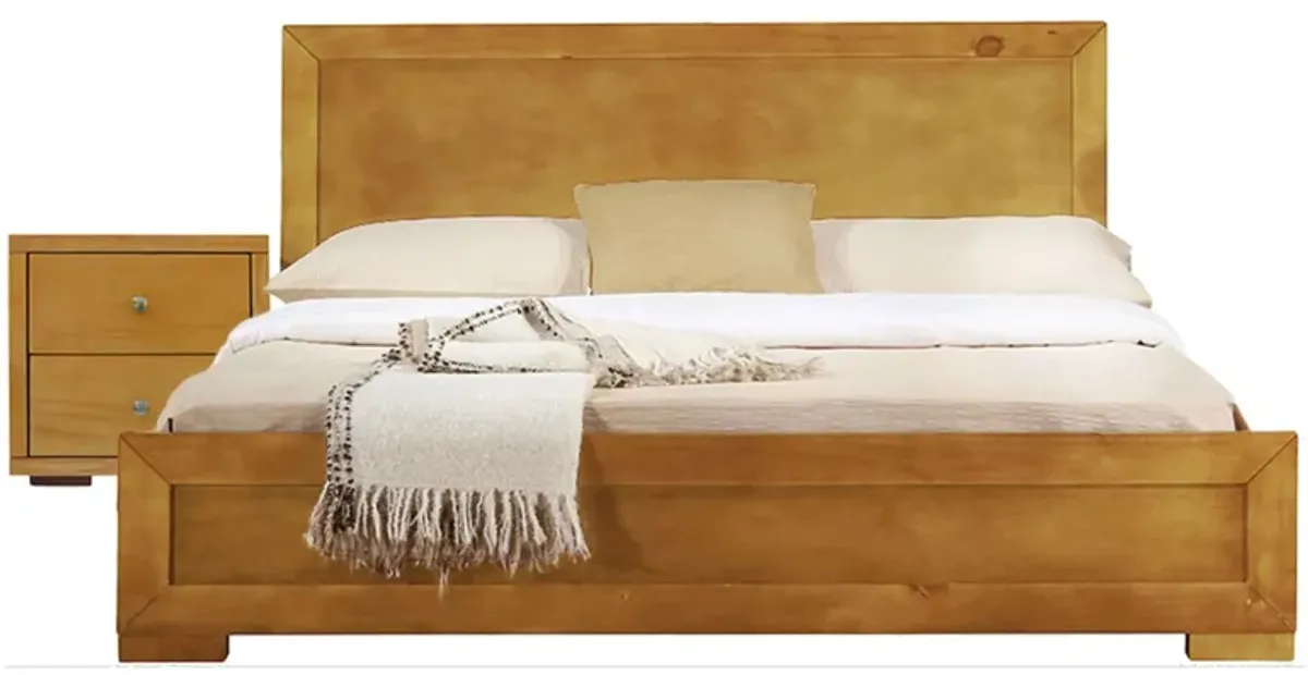 Trent Platform Bed with 1 Nightstand