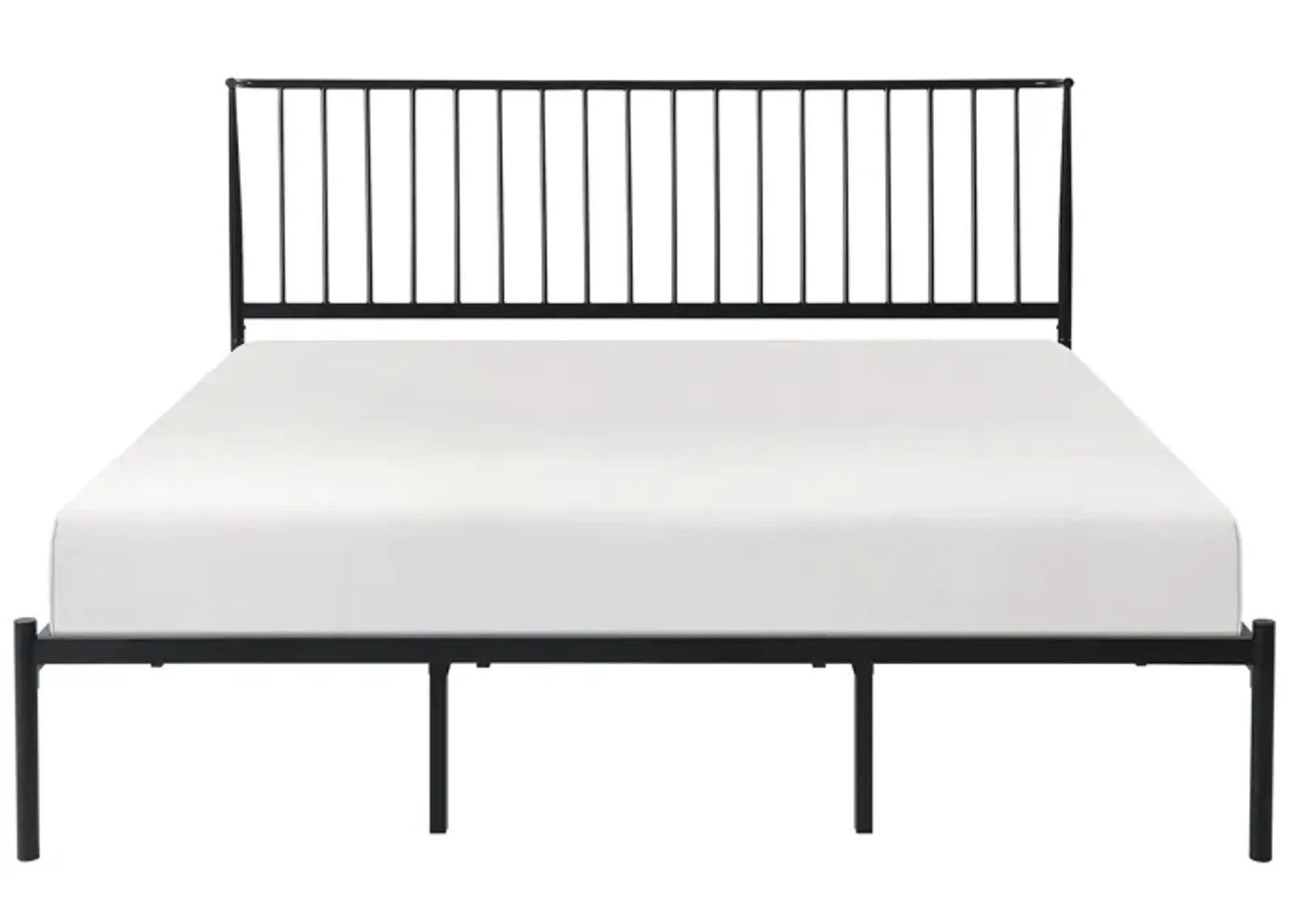 Fawn King Metal Platform Bed