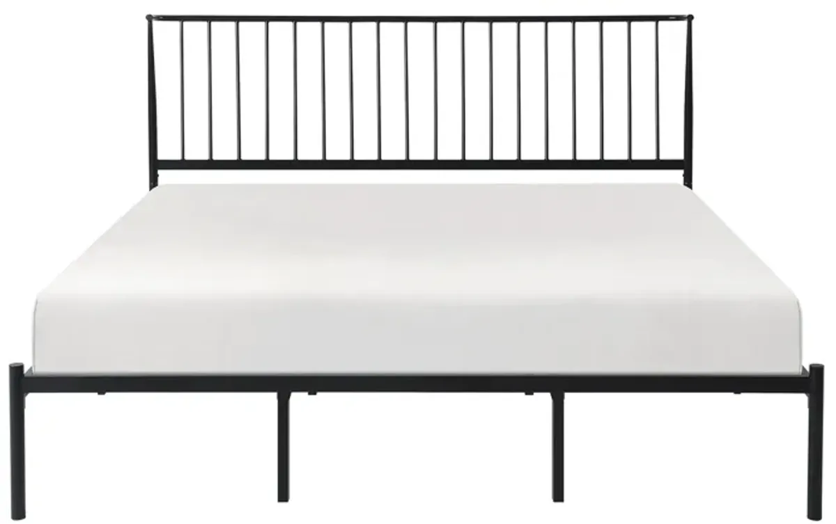 Fawn King Metal Platform Bed