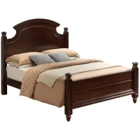 Summit Post Bed in Capuccino by Glory Furniture