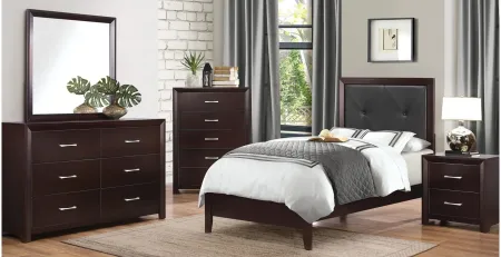 Pell Bed in Cherry by Homelegance