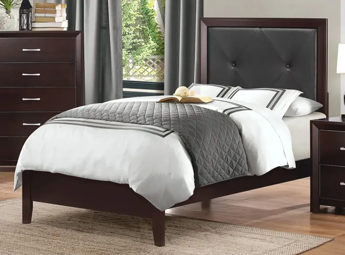 Pell Bed in Cherry by Homelegance