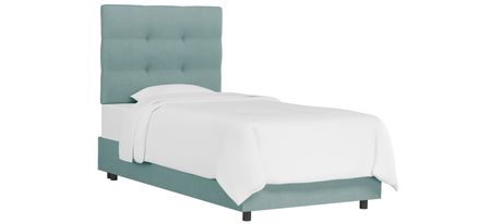 Linder Bed in Linen Seaglass by Skyline