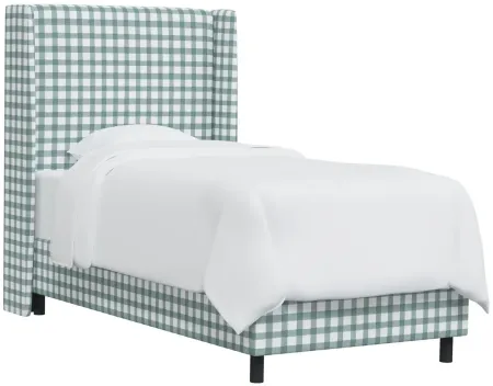 Whallen Bed in Buffalo Gingham Powder Blue by Skyline