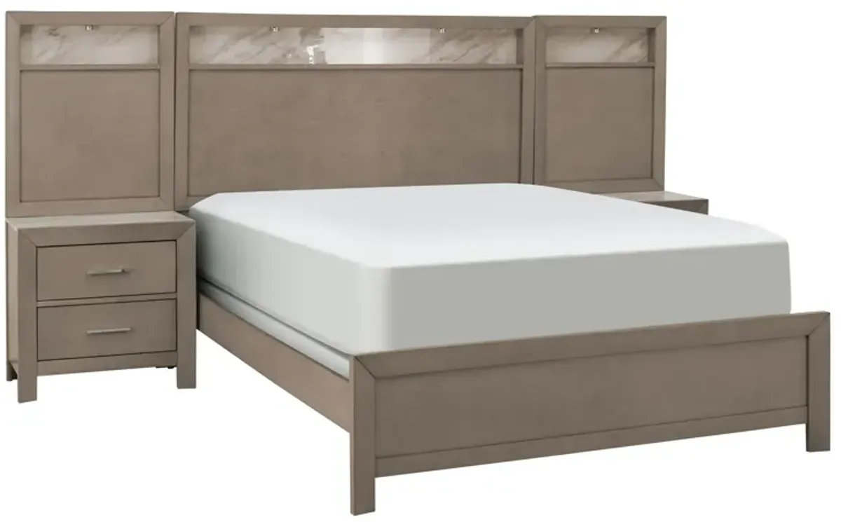 Armory Wall Bed in Gray by Davis Intl.