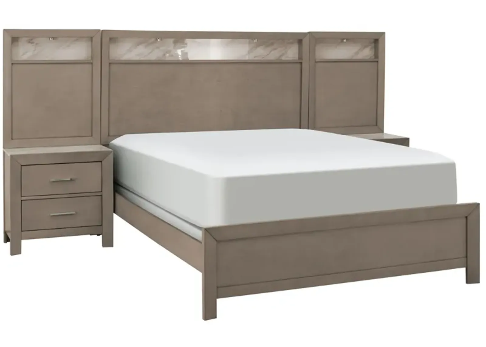 Armory Wall Bed in Gray by Davis Intl.