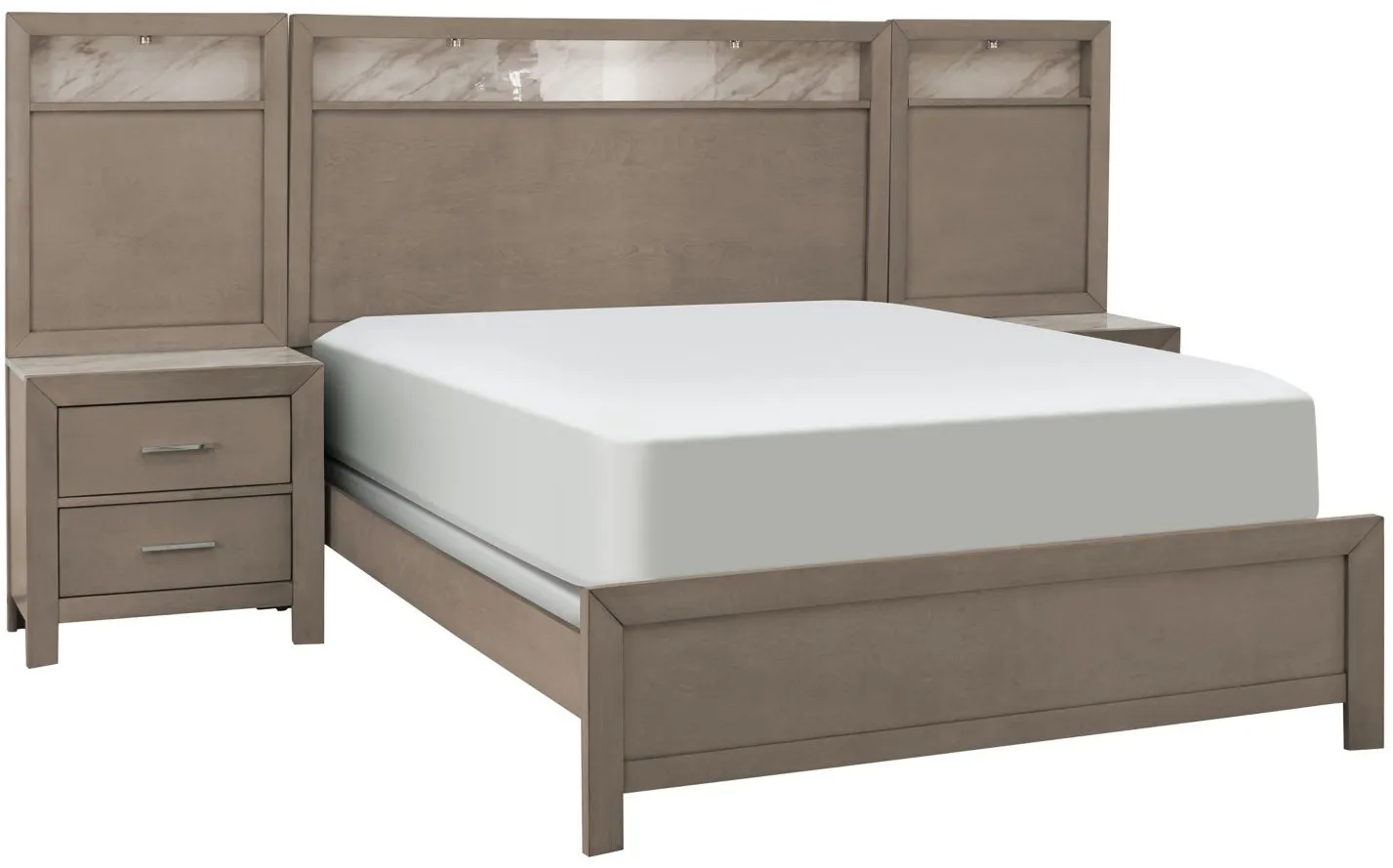 Armory Wall Bed in Gray by Davis Intl.