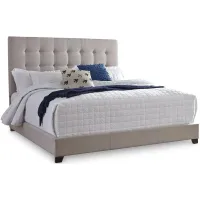 Dolante Queen Upholstered Bed in Beige by Ashley Furniture