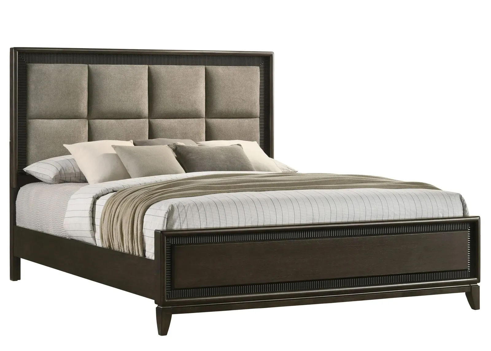 Saratoga Bed in Mocha by Crown Mark