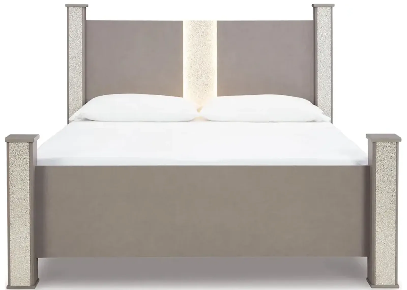 Surancha Poster Bed in Gray by Ashley Furniture