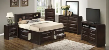 Marilla Captain's Bed in Cappuccino by Glory Furniture