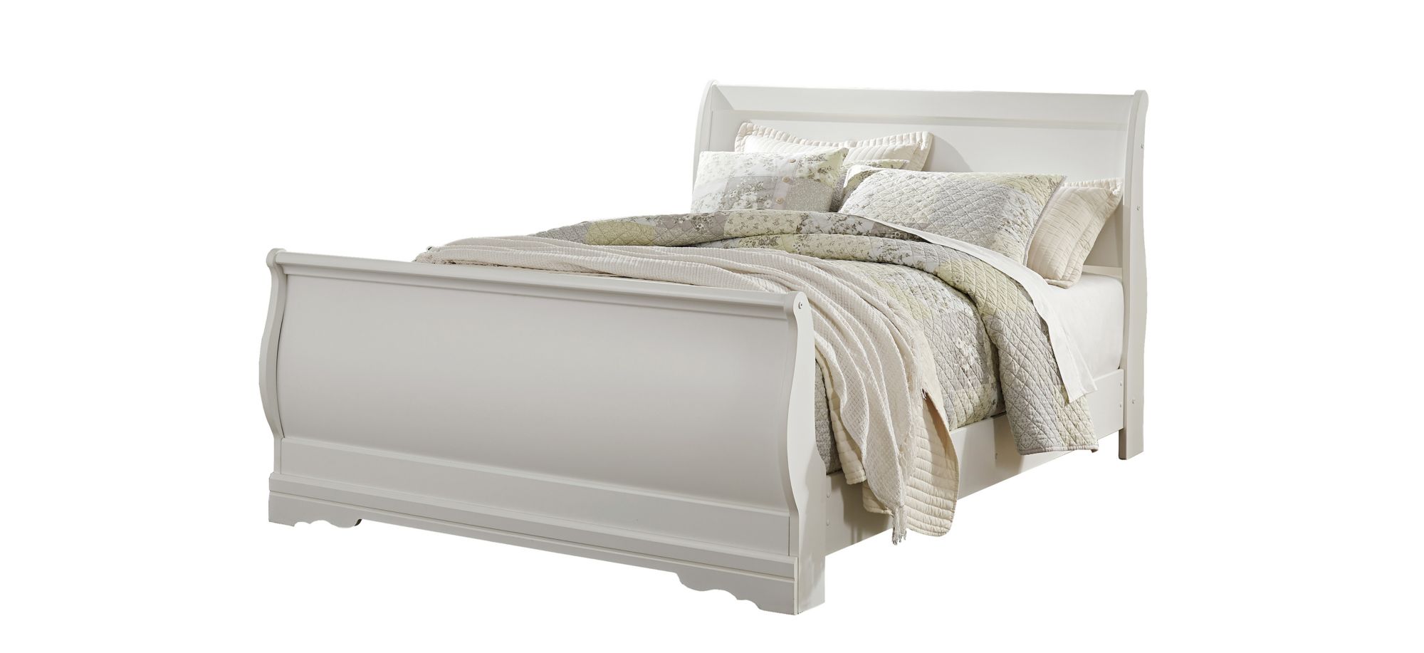 Anarasia Bed in White by Ashley Furniture
