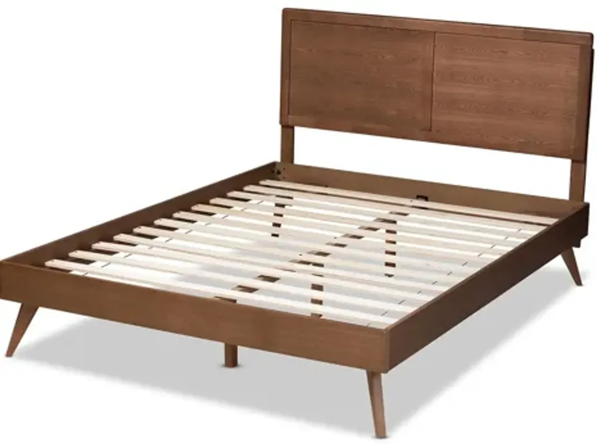 Zenon Mid-Century Full Size Platform Bed