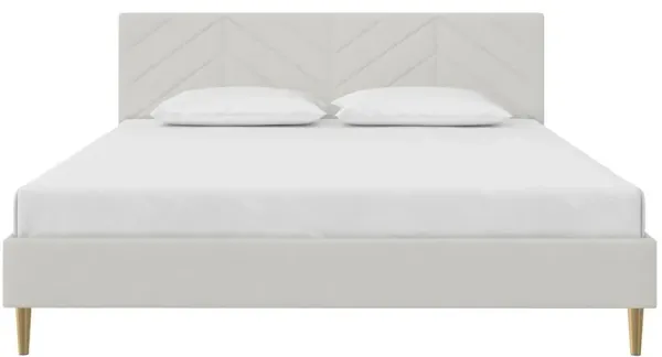 Zora King Tufted Upholstered Bed