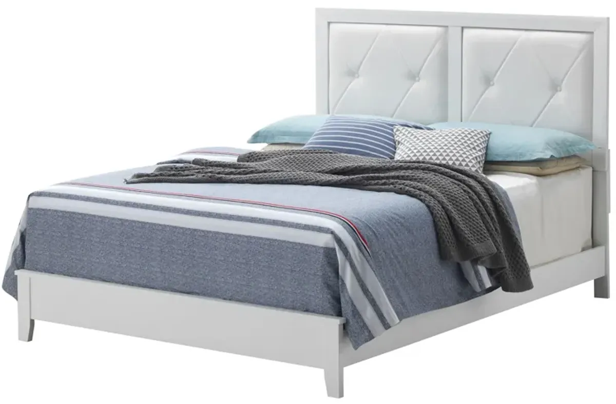 Primo Panel Bed in White by Glory Furniture