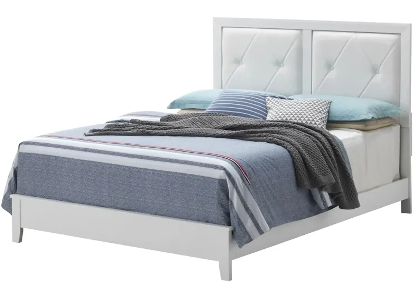 Primo Panel Bed in White by Glory Furniture