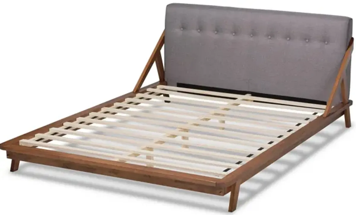 Sante Mid-Century Full Size Platform Bed