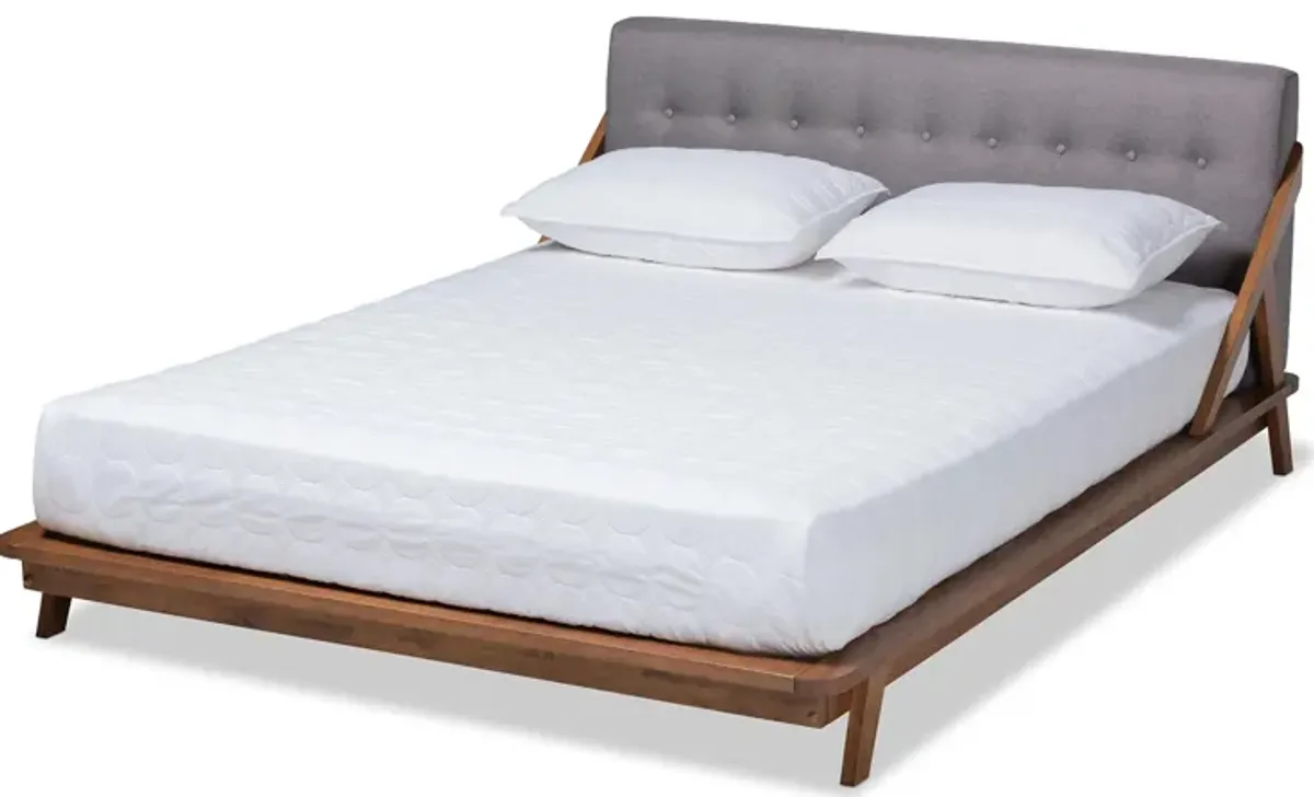 Sante Mid-Century Full Size Platform Bed