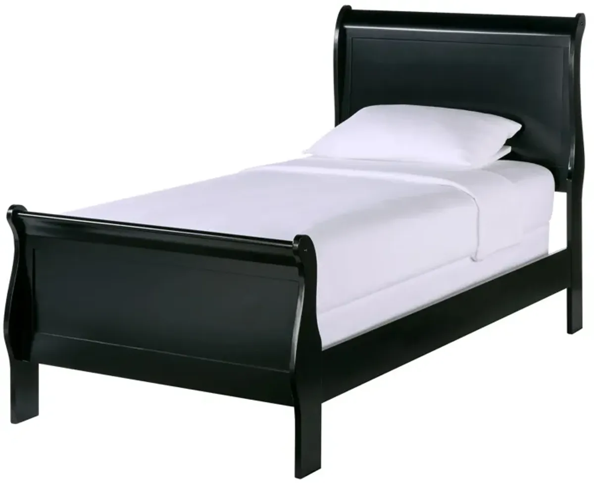 Edina Bed in Black by Homelegance