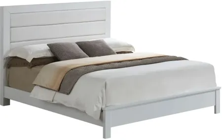 Burlington Upholstered Bed in White by Glory Furniture