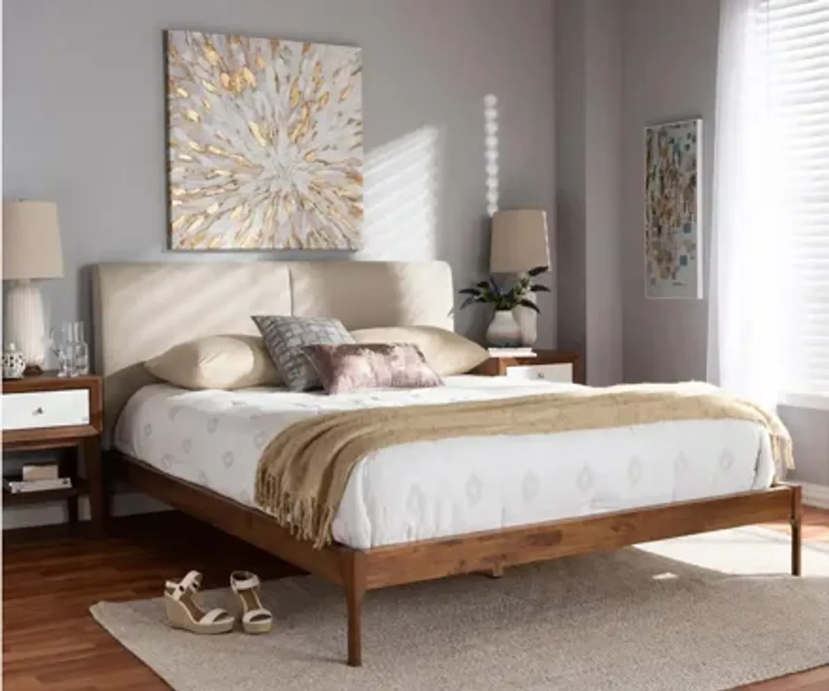 Aveneil Mid-Century Full Size Platform Bed