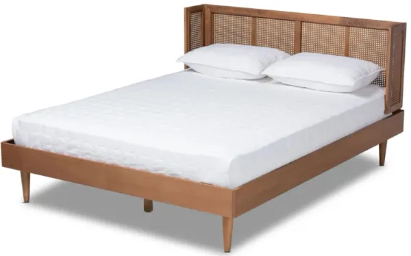 Rina Platform Bed with Wrap-Around Headboard