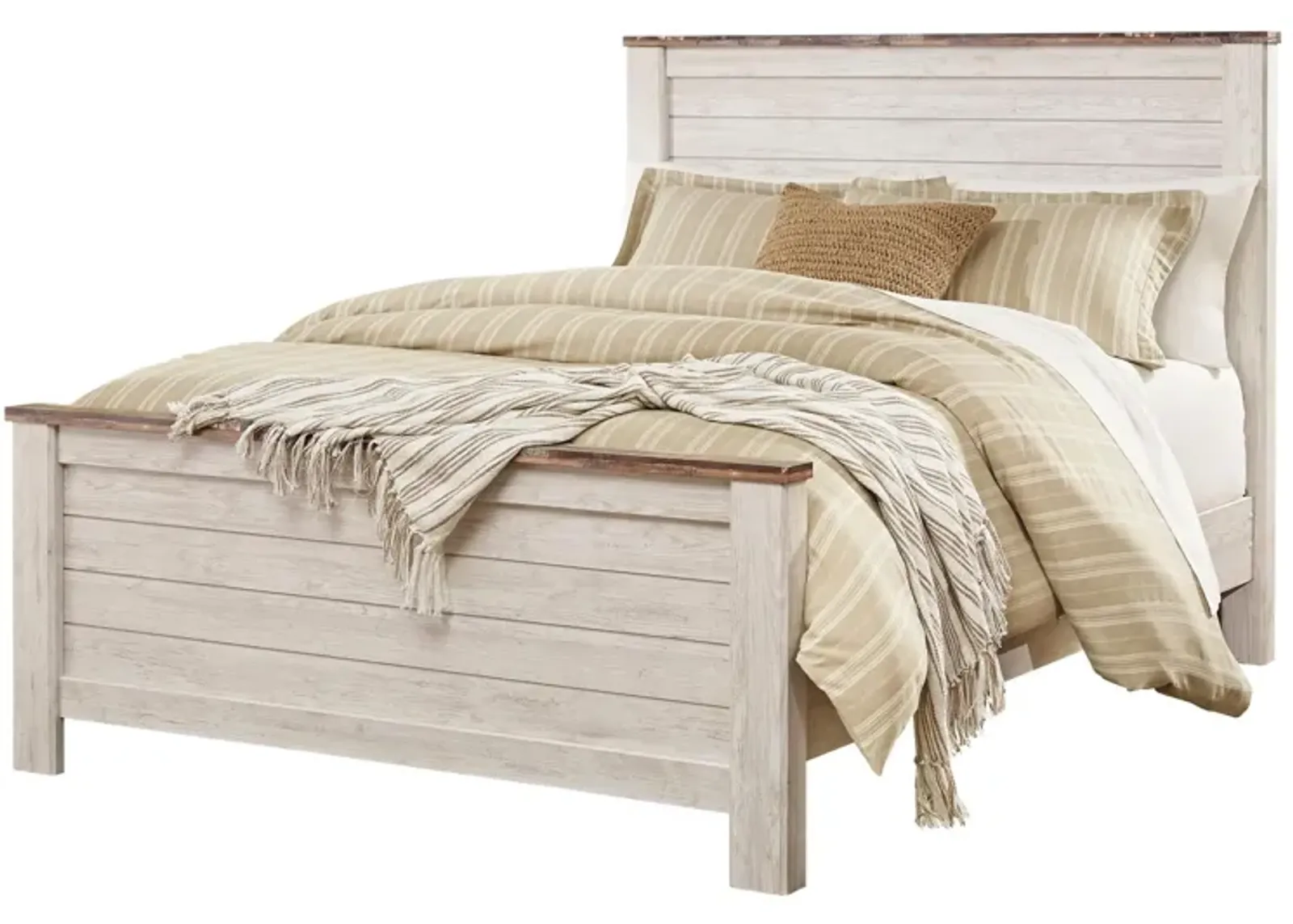 Collingwood Bed in Whitewash by Ashley Furniture