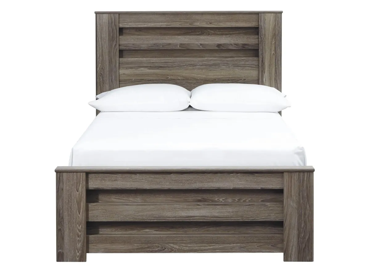 Buckley Panel Bed in Warm Gray by Ashley Furniture