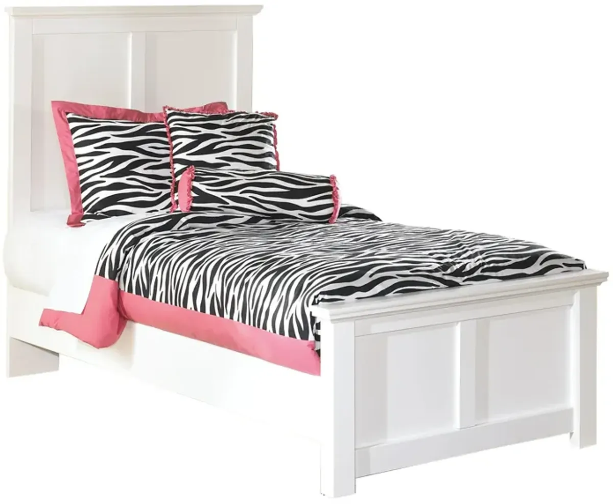 Adele Panel Bed in White by Ashley Furniture