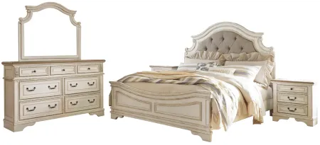 Libbie 4-pc. Bedroom Set in Chipped White by Ashley Furniture