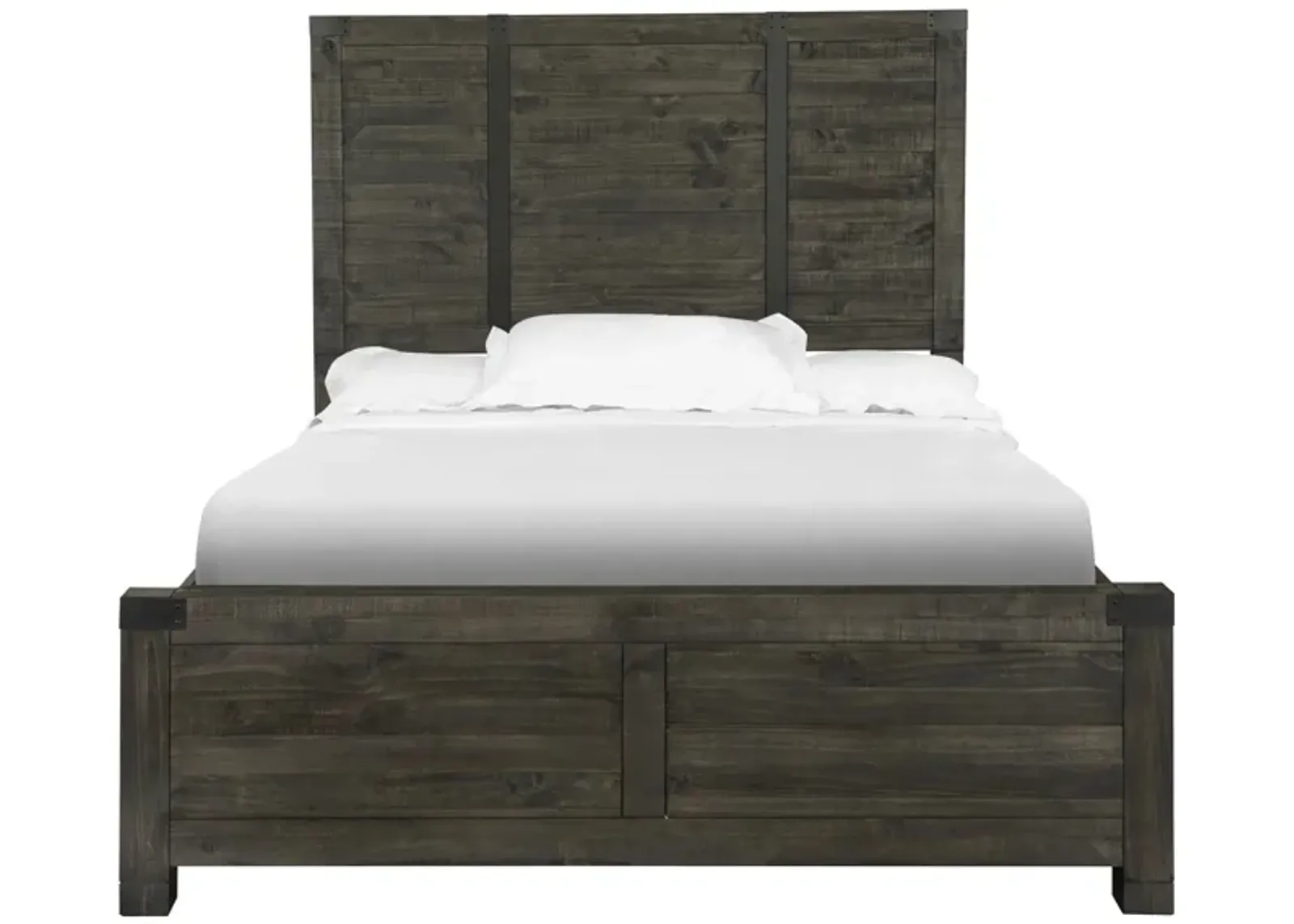 Abington Panel Bed in Weathered Charcoal by Magnussen Home