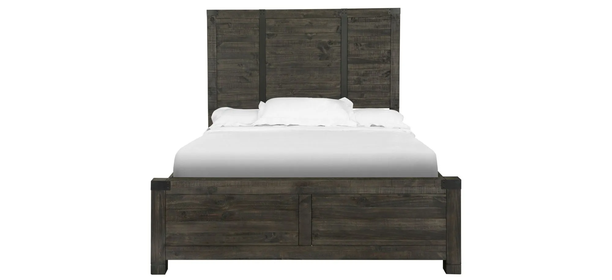 Abington Panel Bed in Weathered Charcoal by Magnussen Home