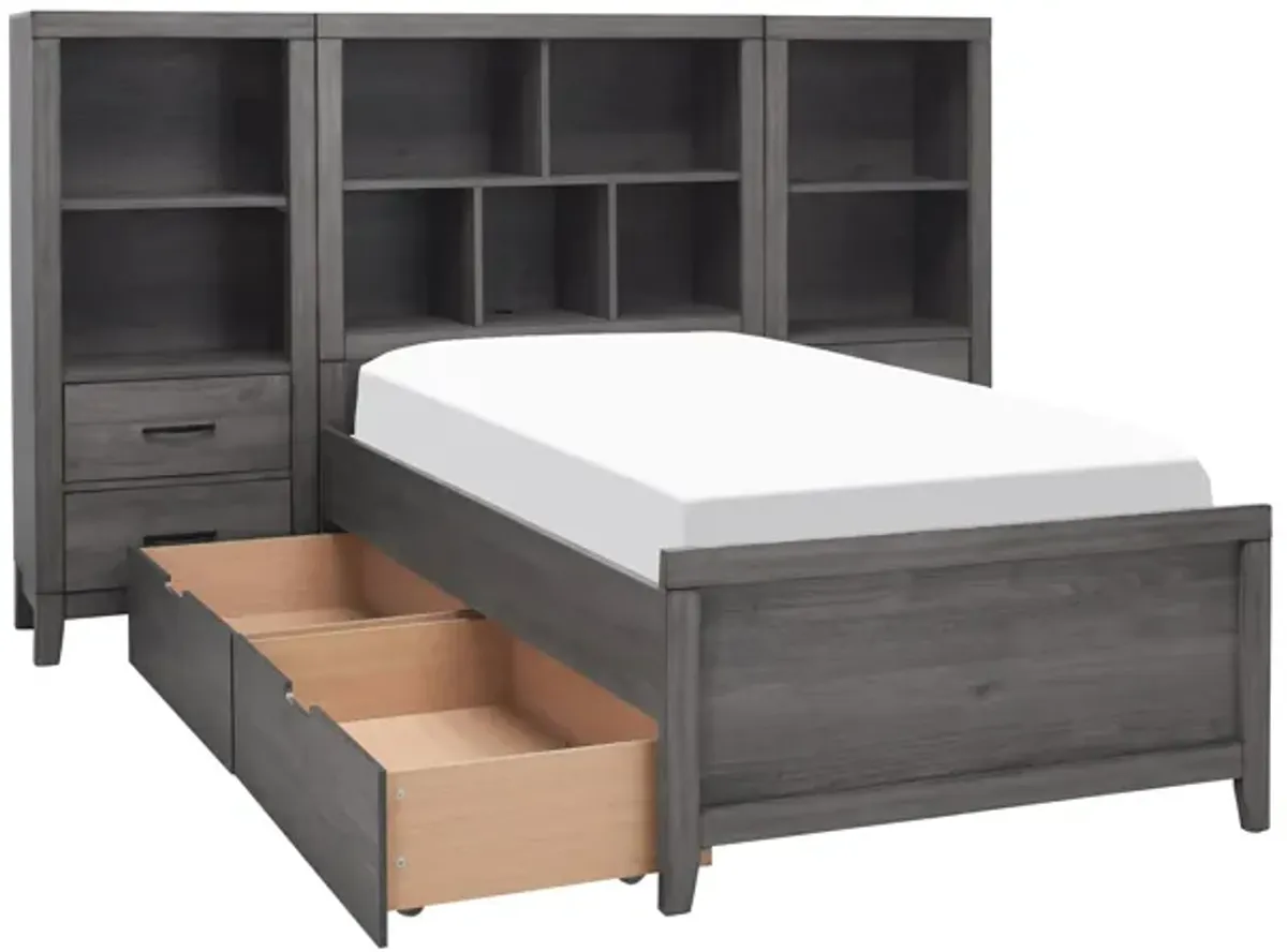 Piper Bed W/Toy Box And 2 Tower Night Stands