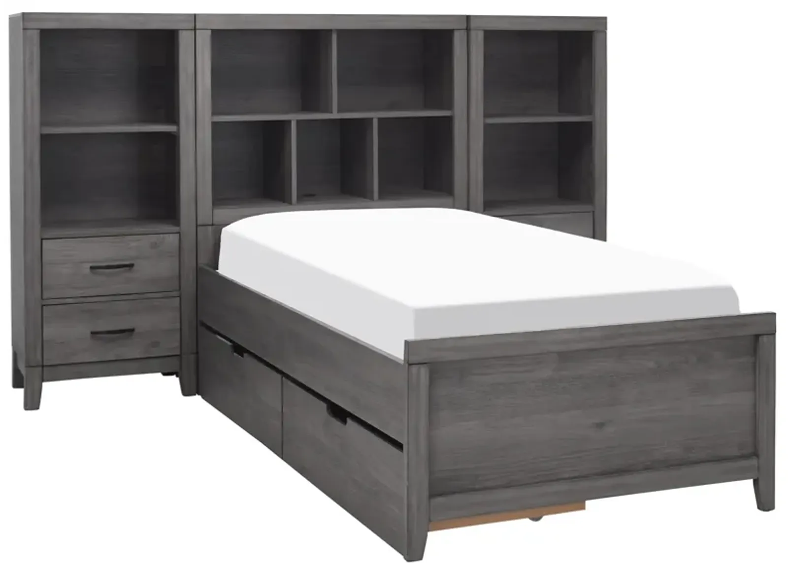 Piper Bed W/Toy Box And 2 Tower Night Stands