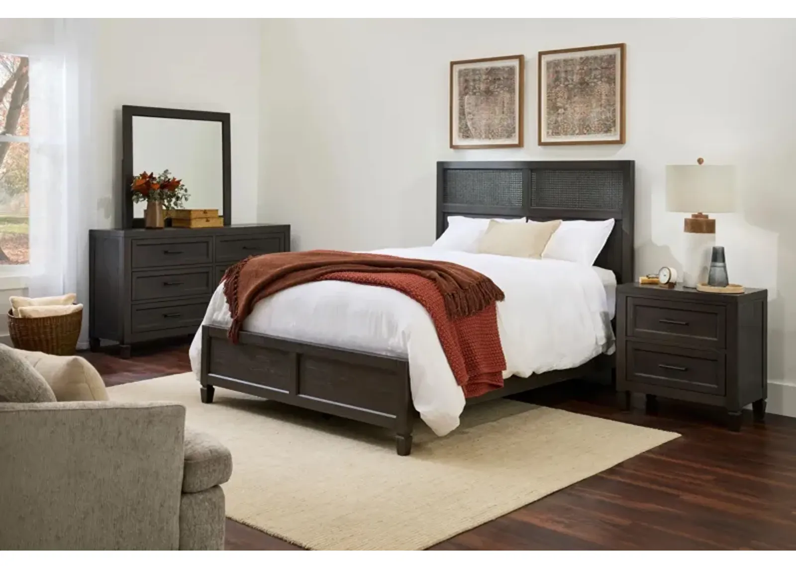 Dutton 4-pc. Bedroom Set in Blackstone by Liberty Furniture